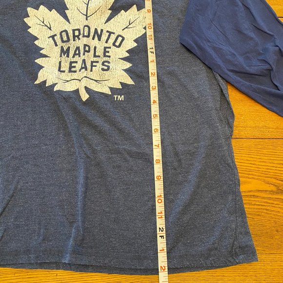 Toronto Maple Leafs Mens Baseball Style Shirt Size L - Picture 3 of 7